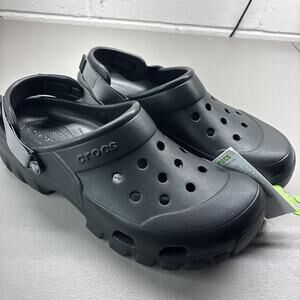 Crocs Mens Offroad Sport Clog, 202651-02S, Black, Size 11, NWT